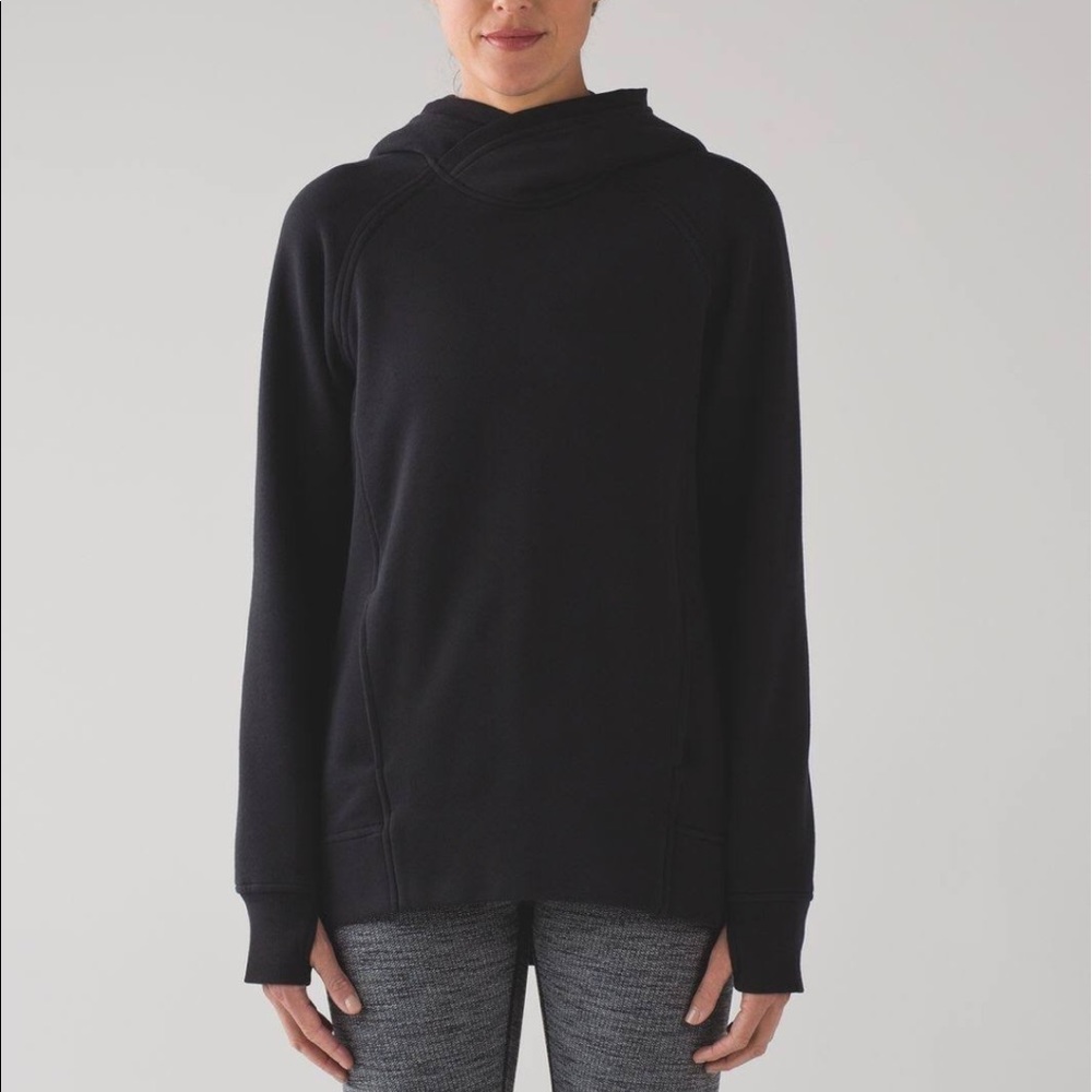 Lululemon Please Black Pullover Hoodie